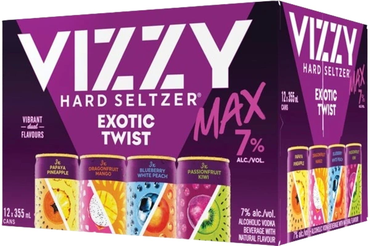 Vizzy Hard Seltzer Max Mixer 355ml 12pk Can