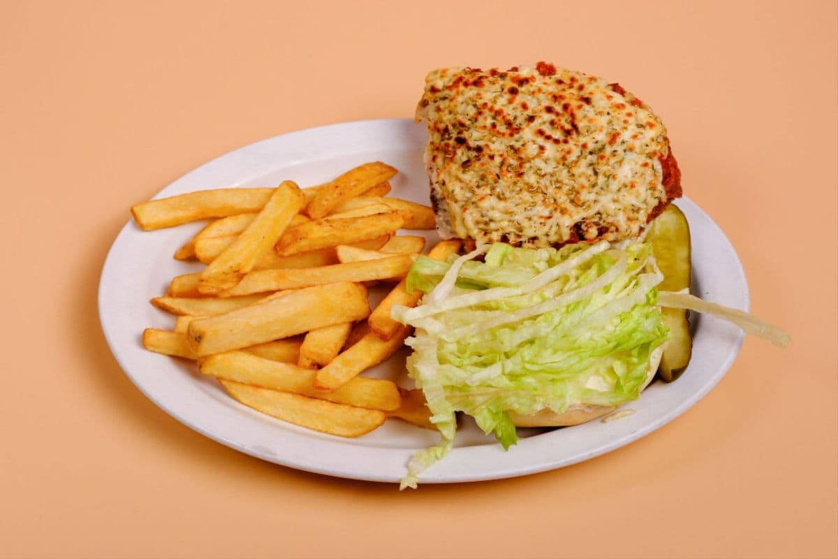 Chicken Parmie Burger