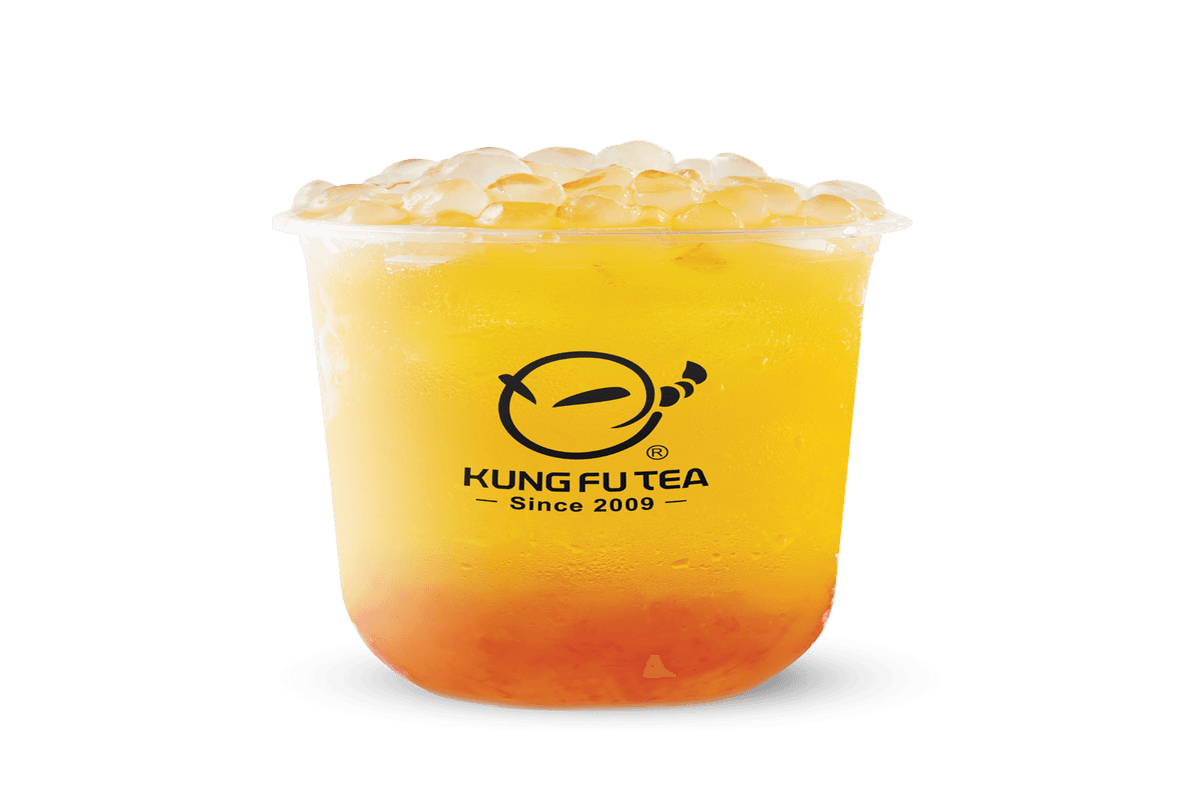Grapefruit Green Tea with Agar Bubble (Cold)