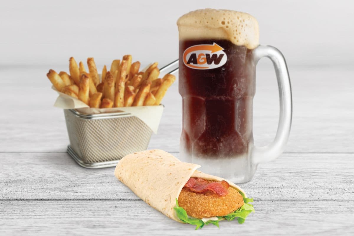 Combo wrap au poulet / Chicken Wrap Combo