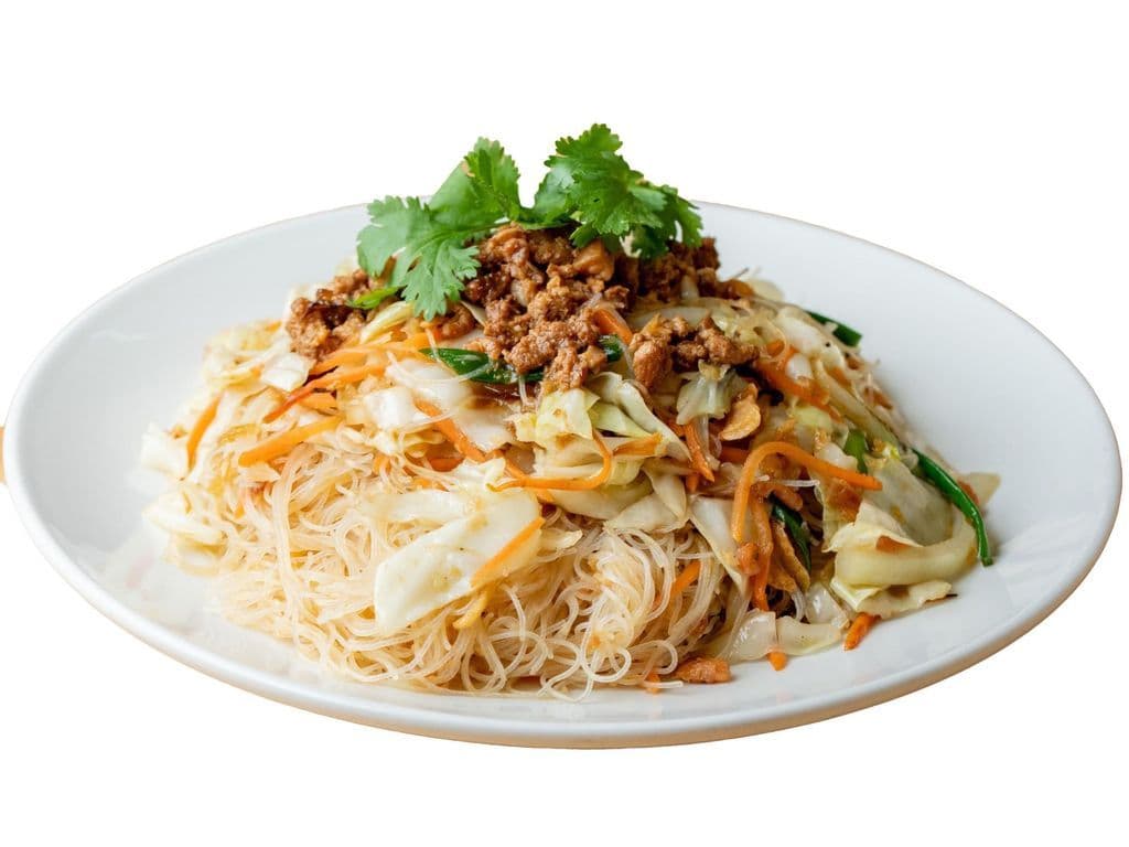 Stir-Fried Rice Noodle with Meat Sauce(台式炒米粉)