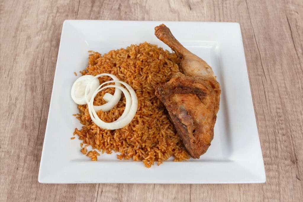 Jollof Rice and Chicken