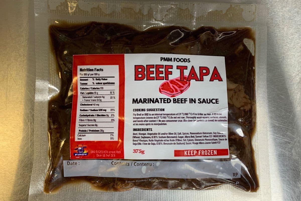 Frozen Beef Tapa (Marinated Beef 375g)