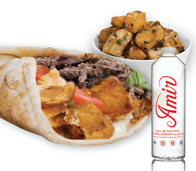 Trio Mixte Shish Taouk Shawarma