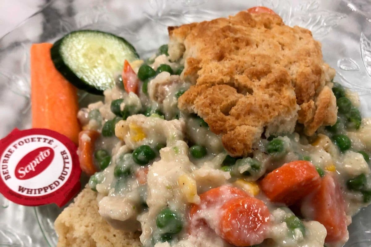 Creamed Chicken And Biscuits