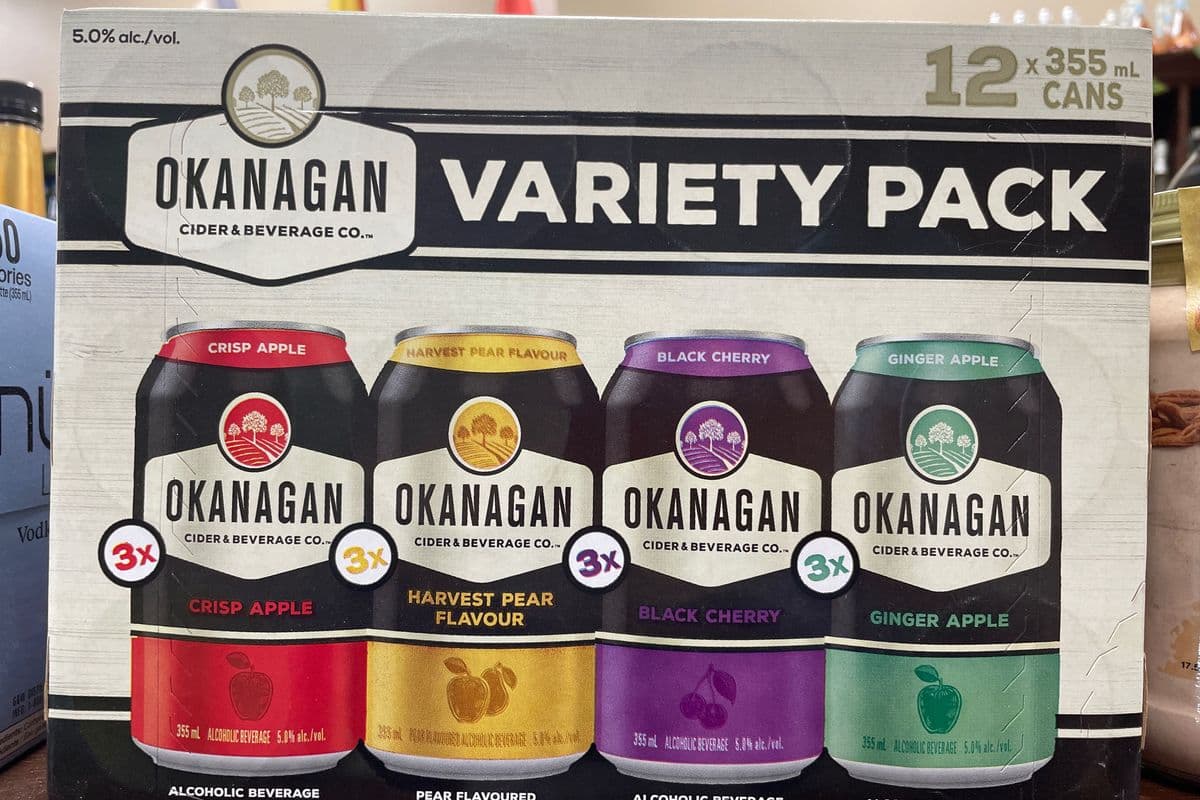 Okanagan Cider variety pack (12 x 355 ml)
