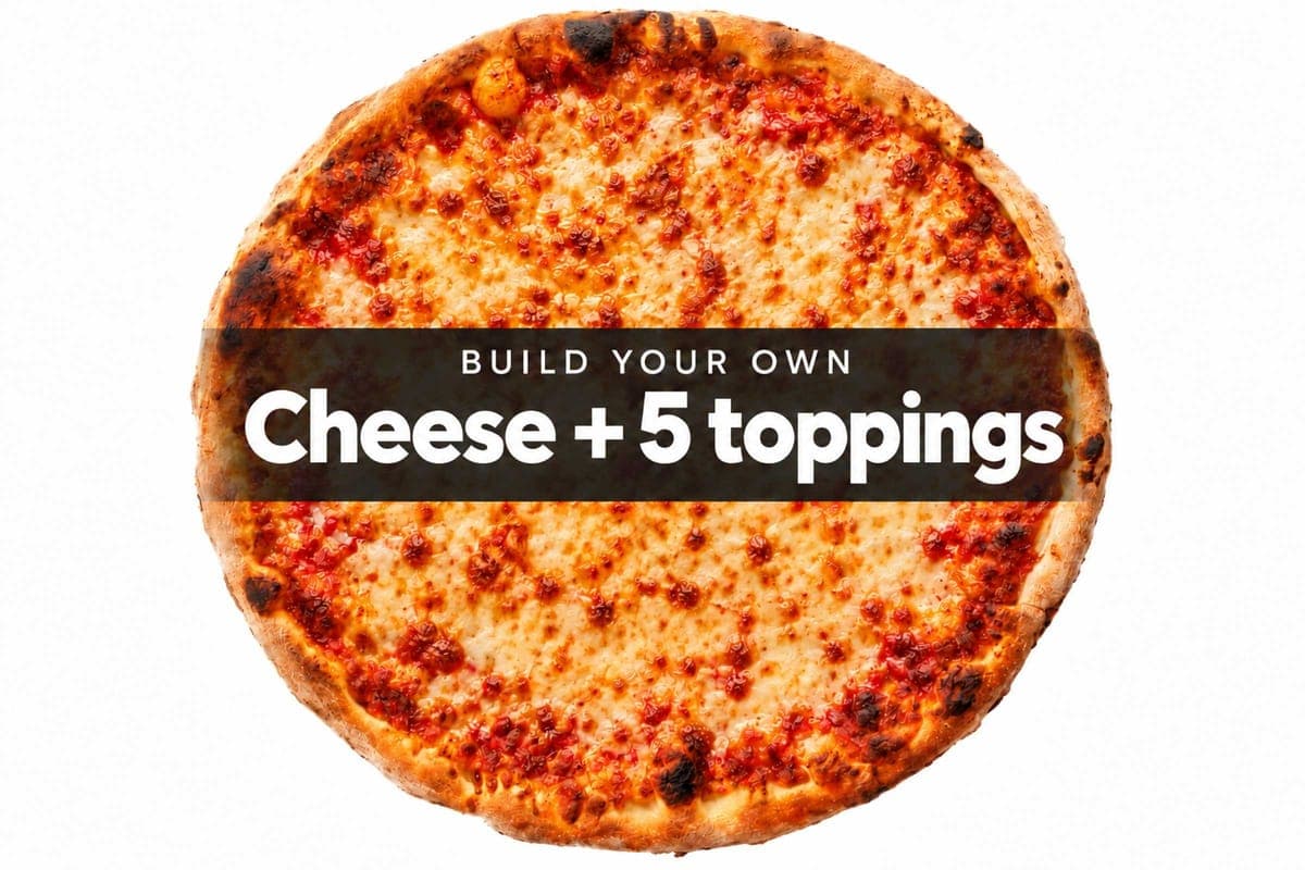 Baby Cheese Pizza with Five Toppings
