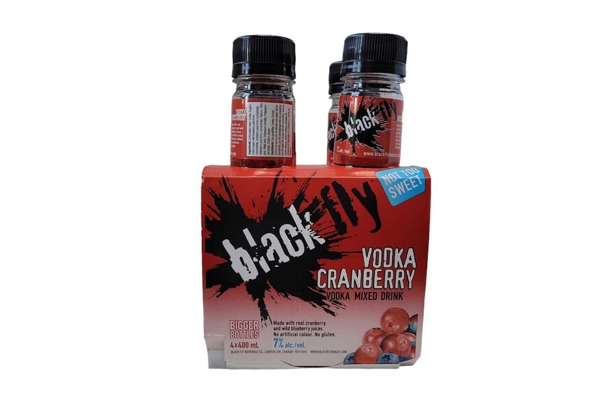 Black Fly Cranberry (4 x 400ml Bottles)