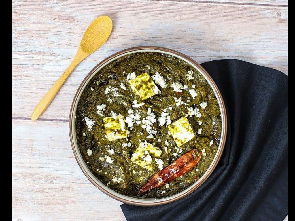 Palak Paneer (Spinach & Cheese)