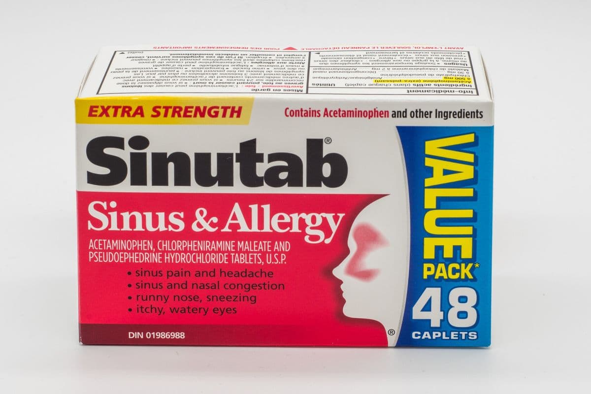 Sinutab Sinus & Allergy Extra Strength Complete (24 pcs)