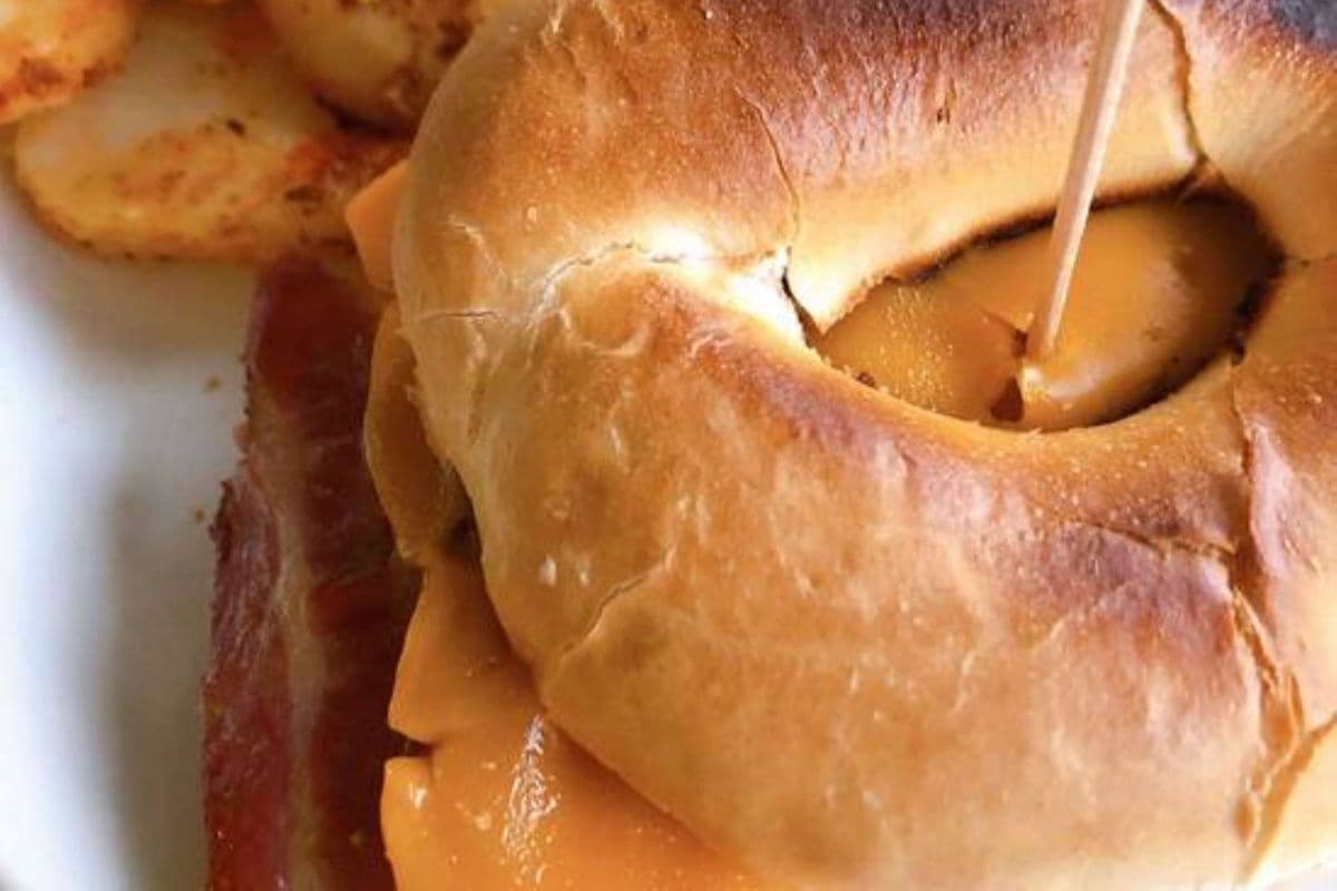 Breakfast Bagel Sandwich