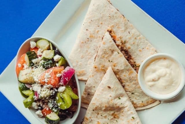 Rocky's Cheeseburger Quesadillas