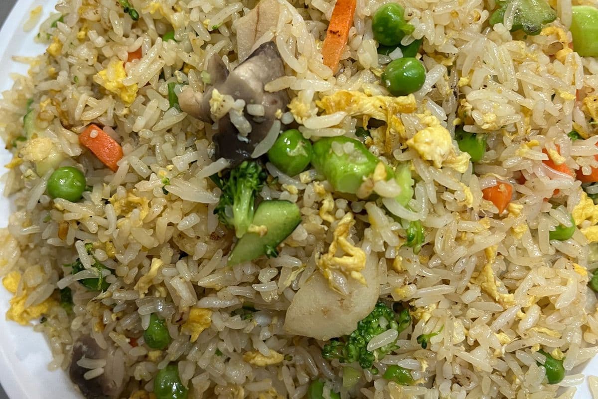 Mixed Vegetable Fried Rice什才炒饭