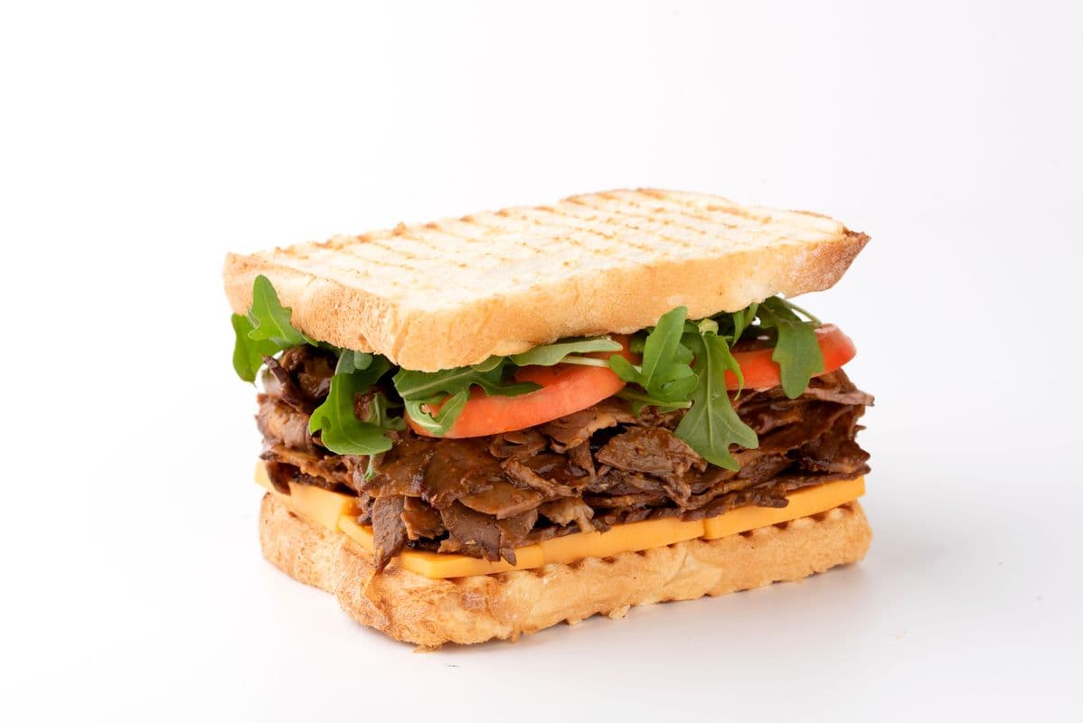 Smoked Brisket with Horseradish Mustard