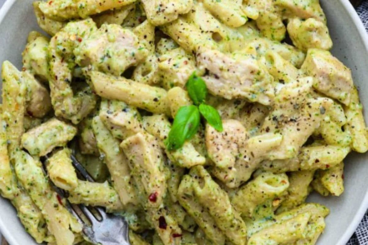 Chicken penne Pesto
