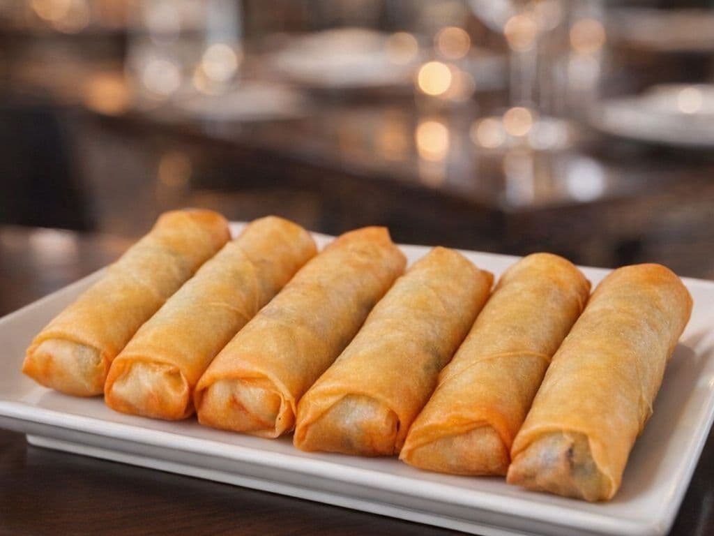 Veggie Spring Rolls(6)