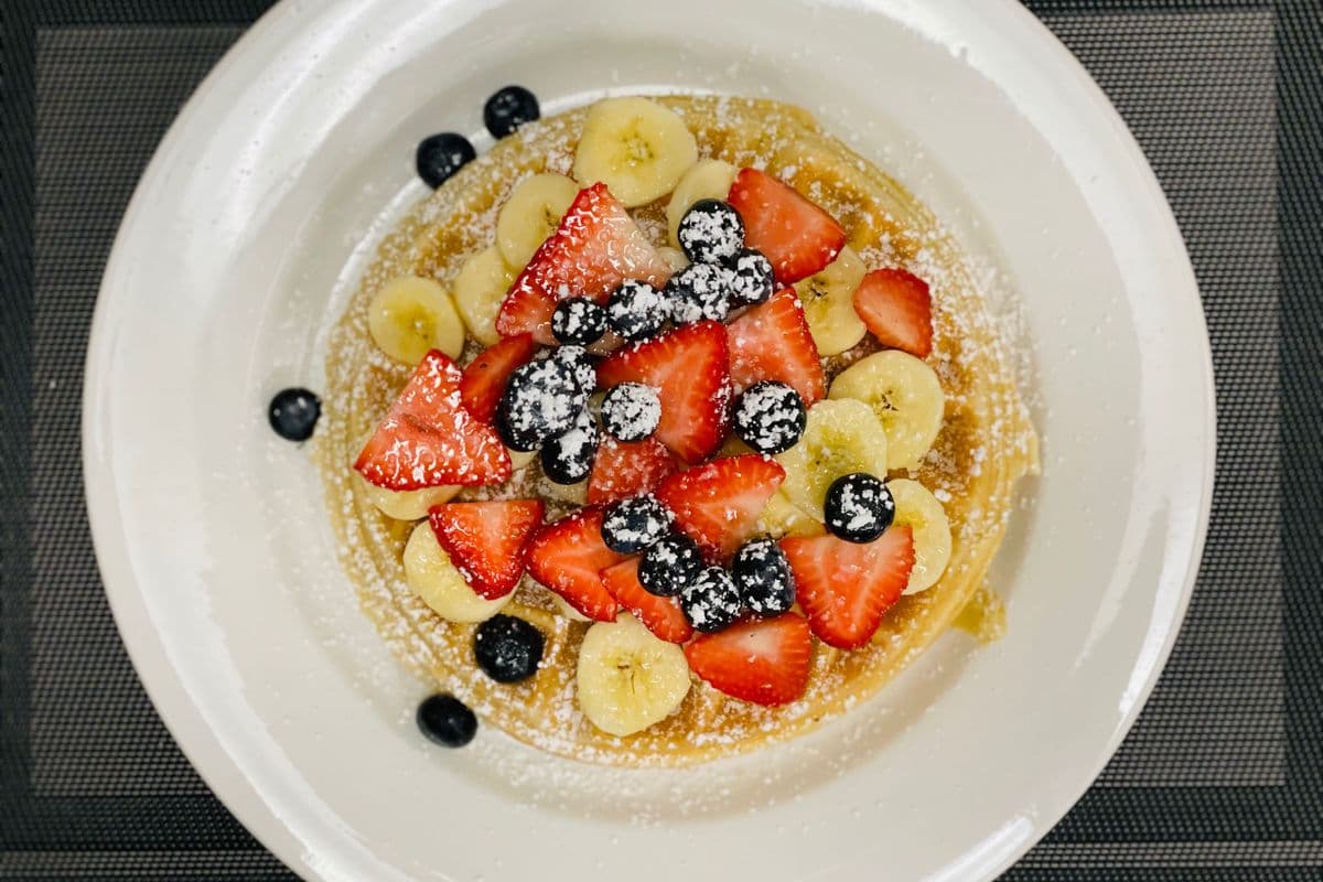 Fresh Fruit Waffle