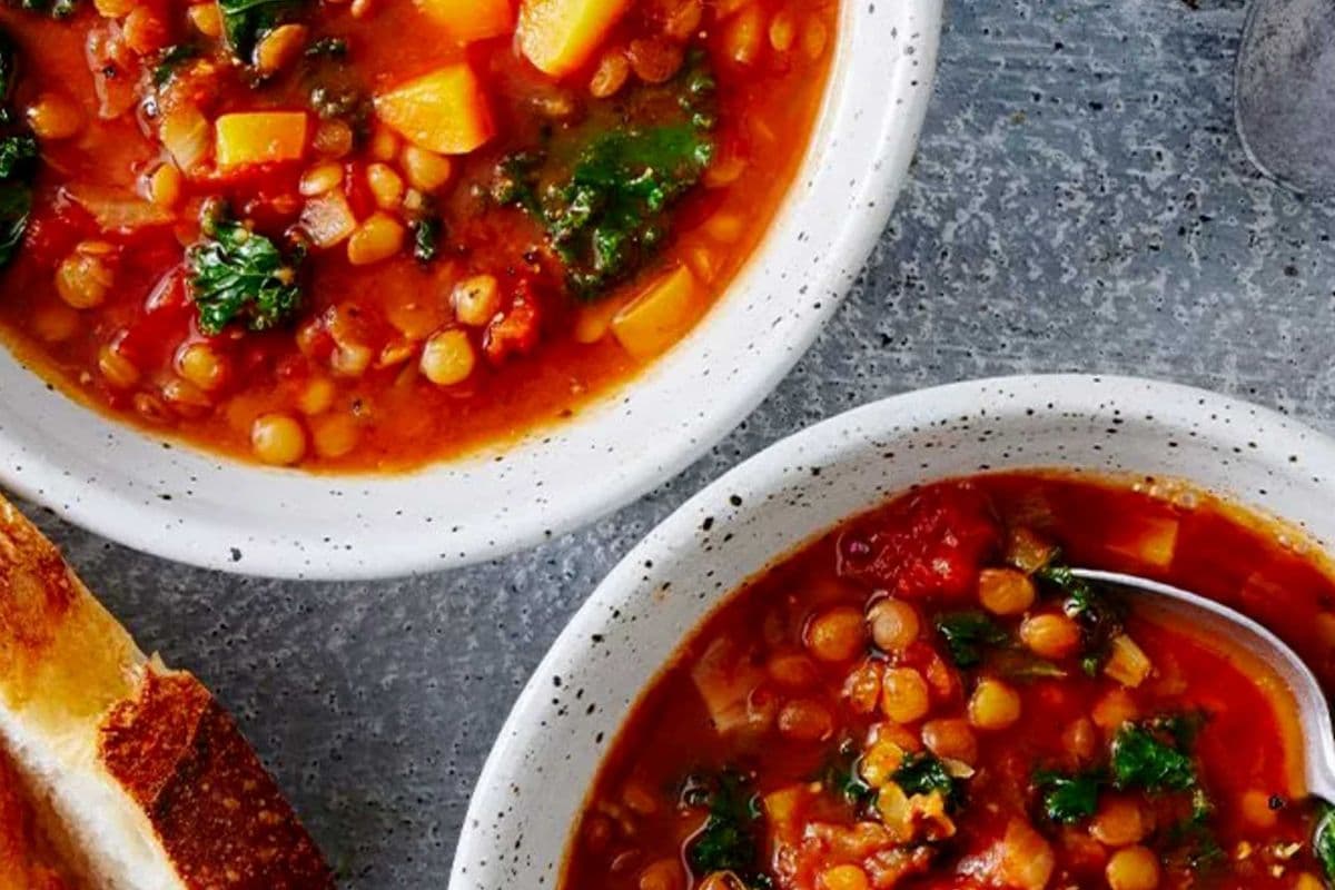 Organic Lentil Soup (Vegan)