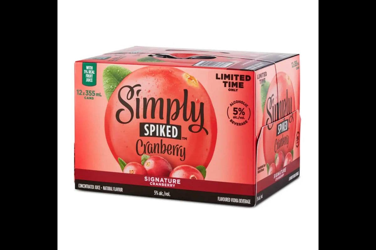 SIMPLY SPIKED SIGNATURE CRANBERRY PACK (12 x 355ML)