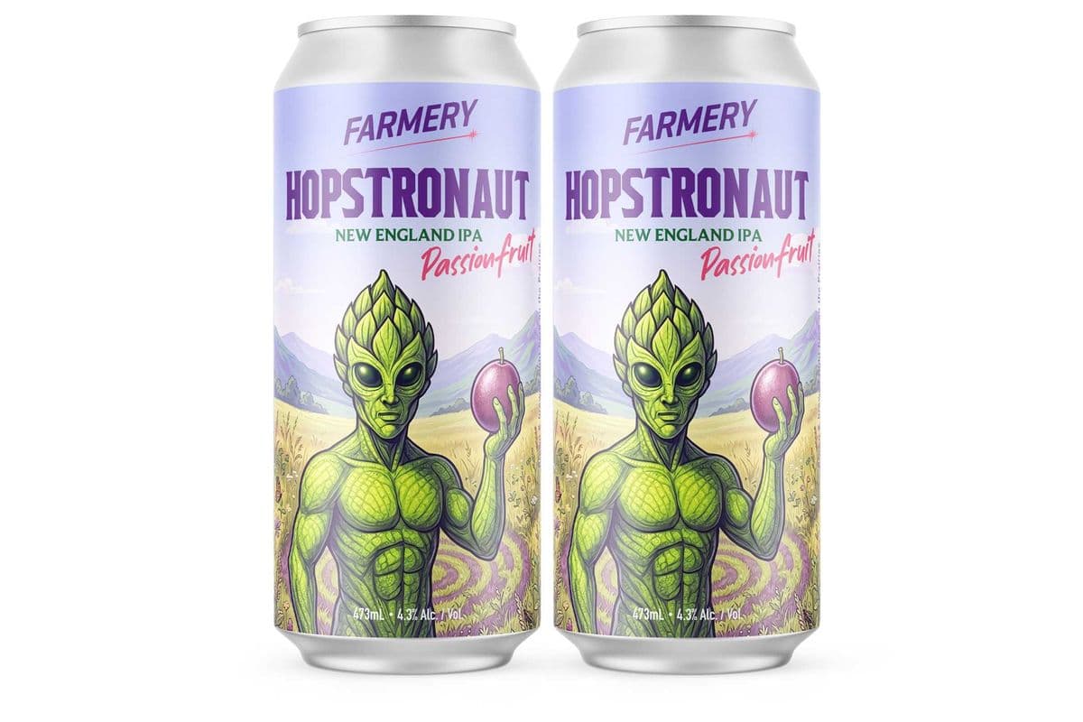 PAIR - Hopstronaut NEIPA PASSIONFRUIT 2 x 473ml (4.3% ABV) (2 x 473)