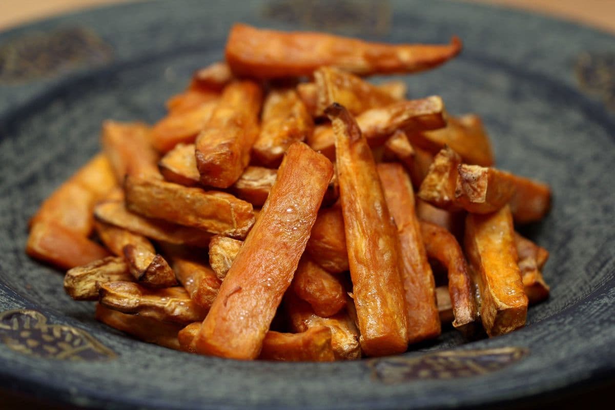 Grande Frites de Patates Douces large Sweet Potato Fries