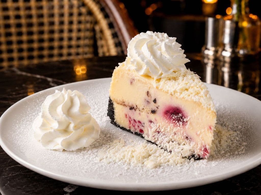 Gâteau Au Fromage Chocolat Blanc Et Framboises