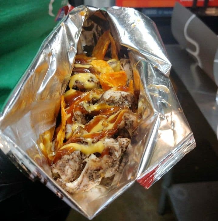 Jamaican Jerk Chicken Nachos