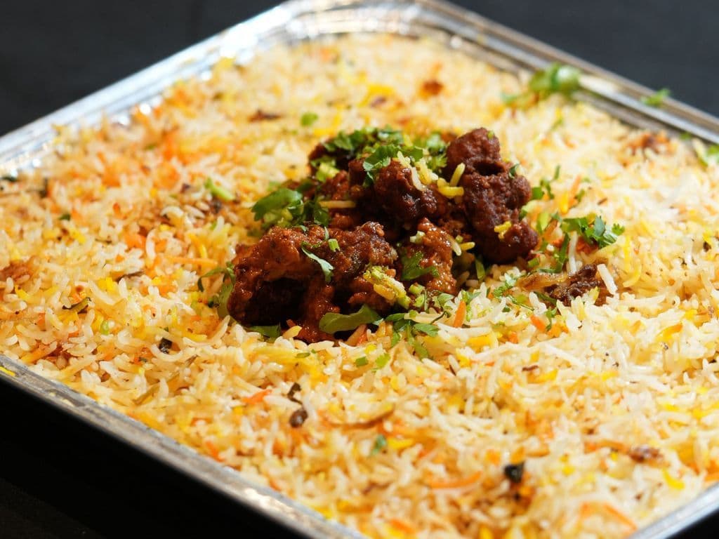 Ghee Roast Kaju Chicken Biryani - Bucket
