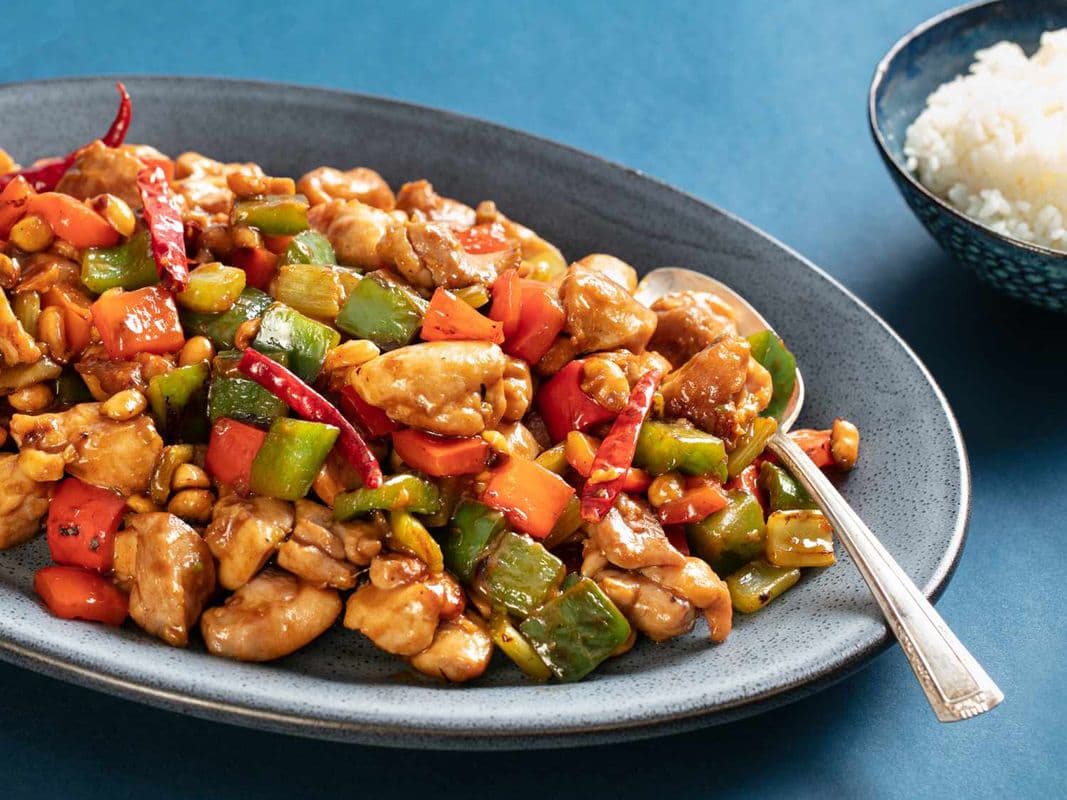 Kung-Pao Diced Chicken with Vegetables and Peanuts / 宮保雞丁