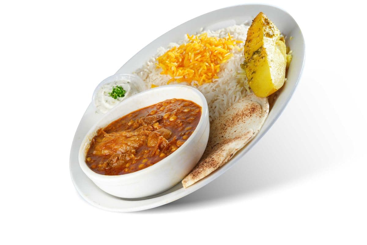 11. Stew and Rice (Beef and Eggplant)