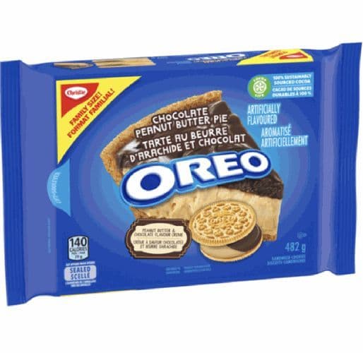Christie Oreo Chocolate Peanut Butter Pie 482