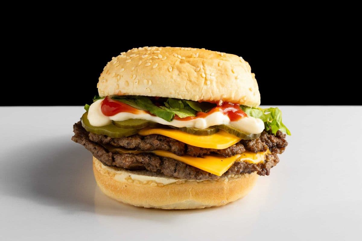 Double American Cheeseburger