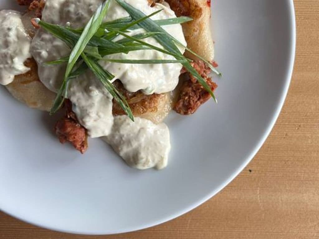 Perogies + Sausage