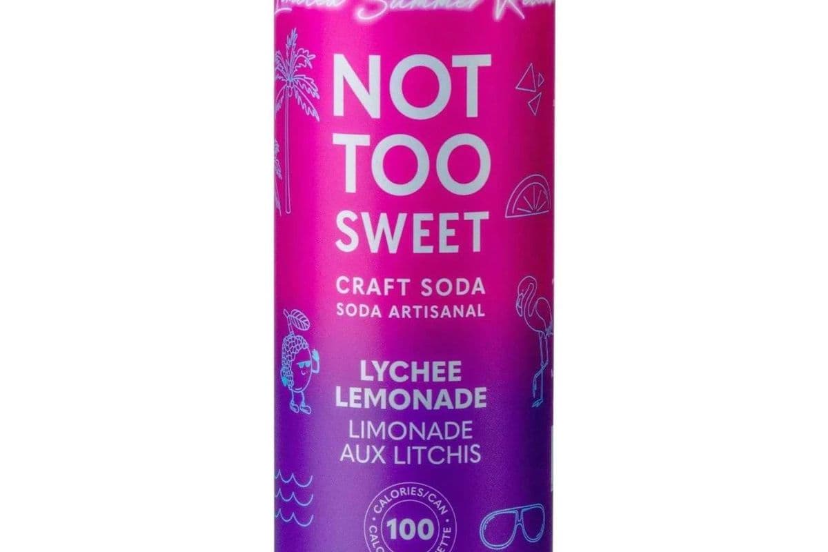 Not too sweet Lychee Lemonade