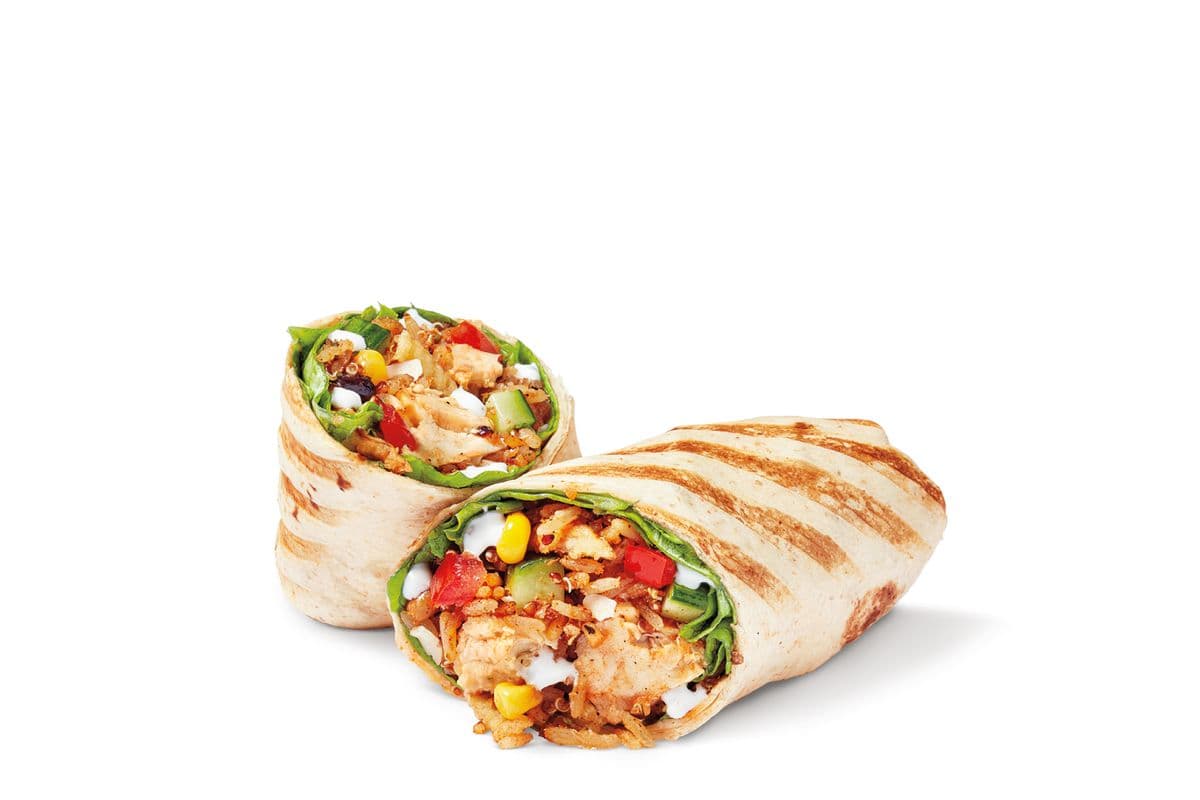 Seasoned Roasted Chicken Cilantro Lime Loaded Wrap