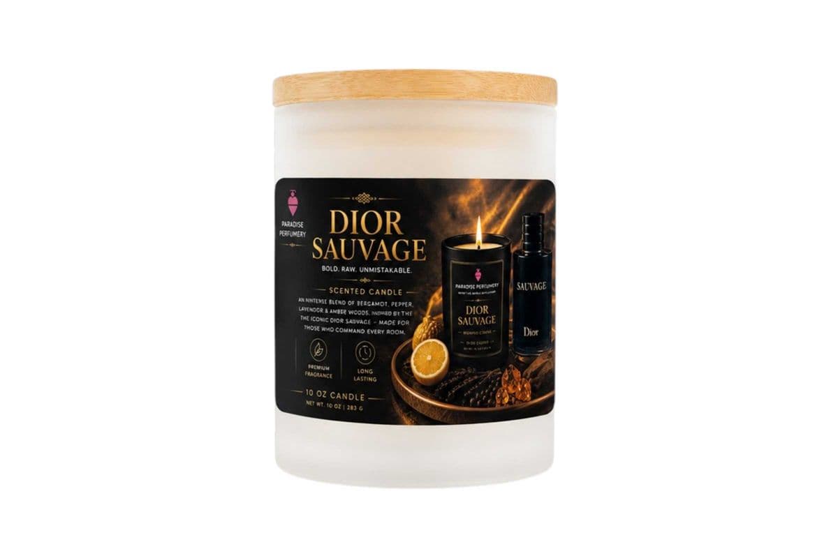 Paradise Perfumery Candles Dior Sauvage (10 OZ)