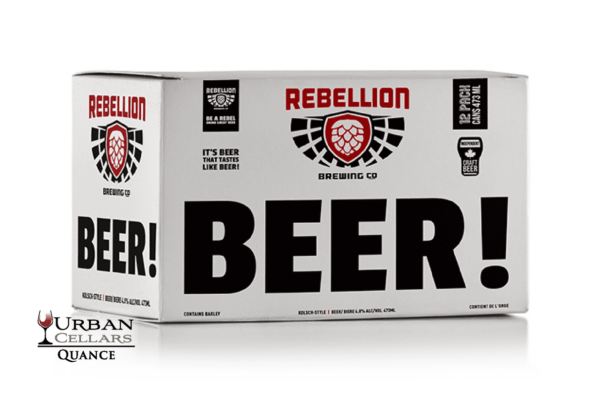 Rebellion BEER! (12 x 473 ml)