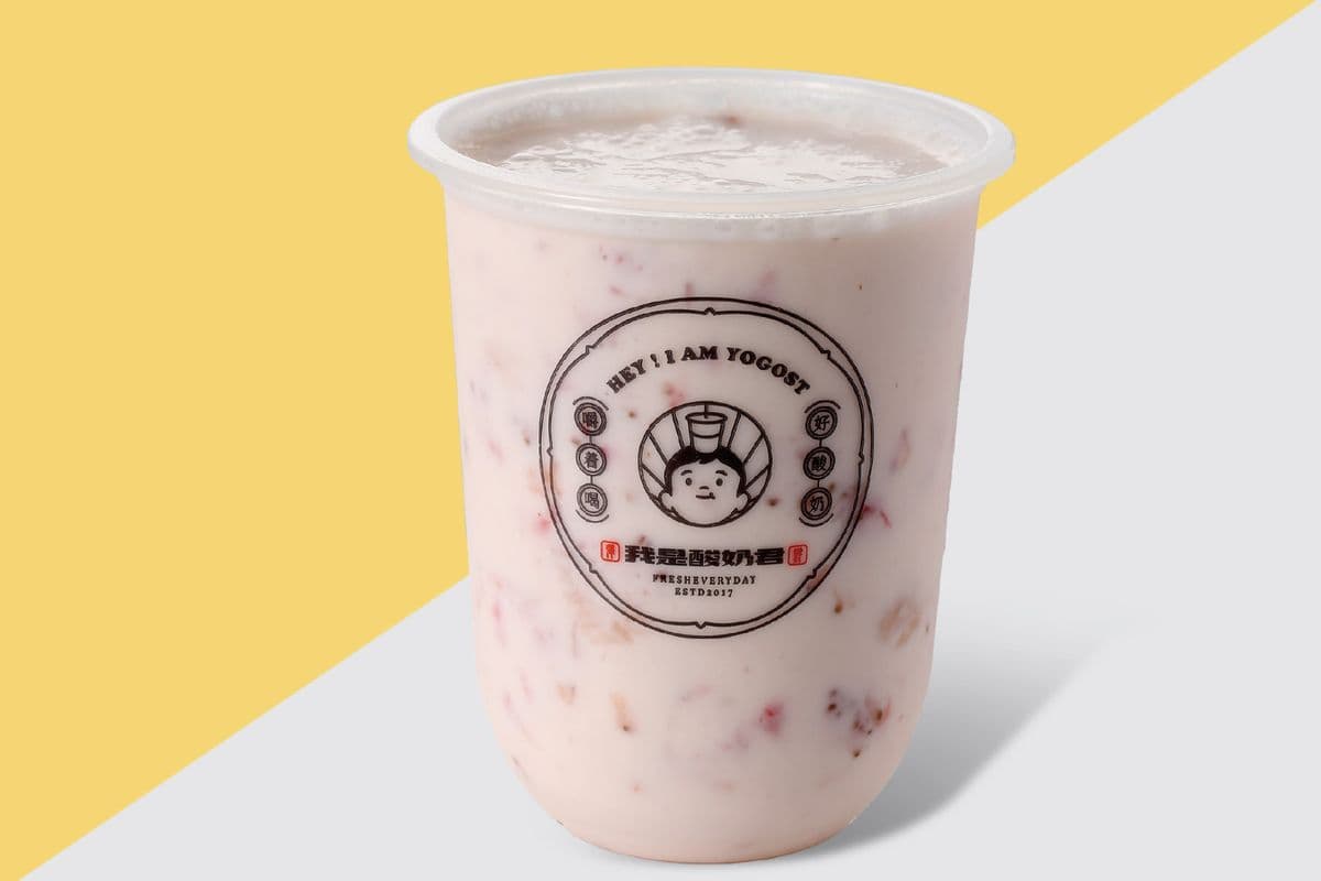 Fresh Strawberry Yogurt 莓果粒粒