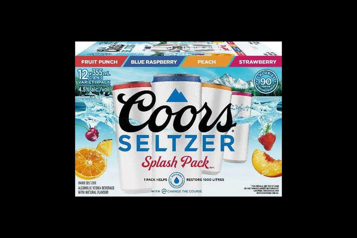 COORS SELTZER FRUIT SPLASH MIX PACK (12 x 355 ML) (12 x 355ML)