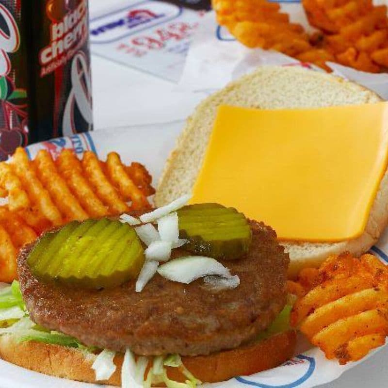 ¼ lb cheeseburger / ¼ lb Cheeseburger