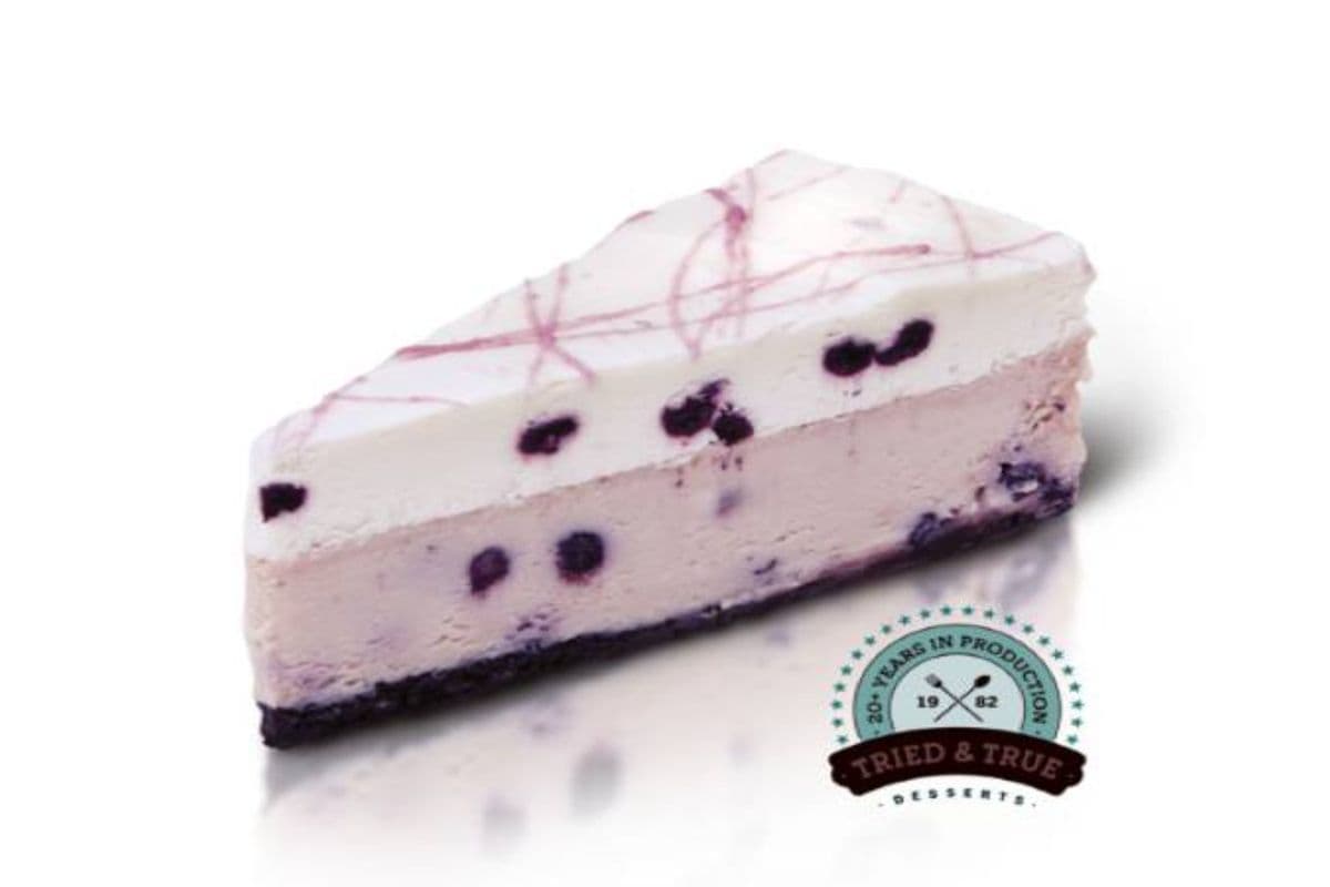 White Chocolate Blueberry Cheesecake