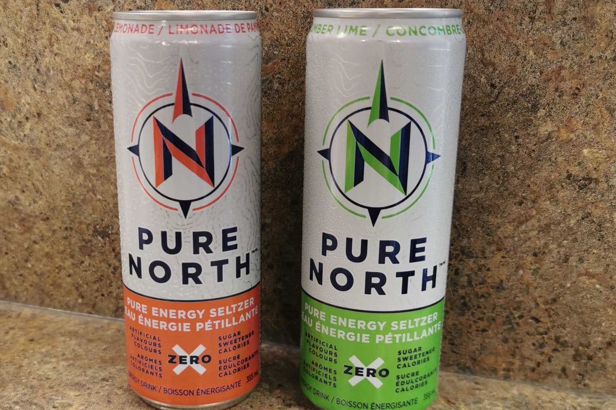 Two Pure North lemonade and lime (355ml)