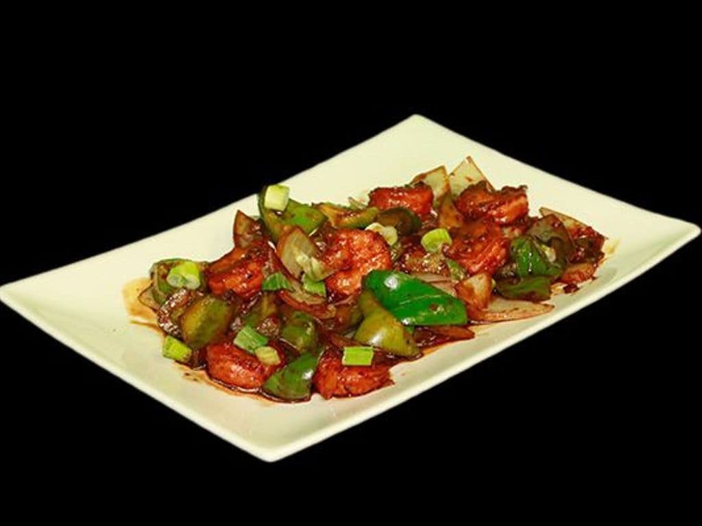 Shrimp with Black Bean Sauce