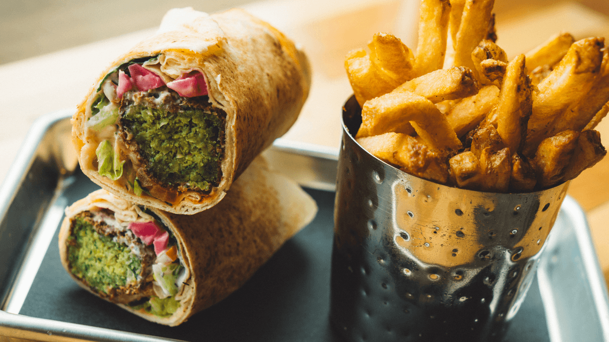 Crispy Falafel Wrap Combo