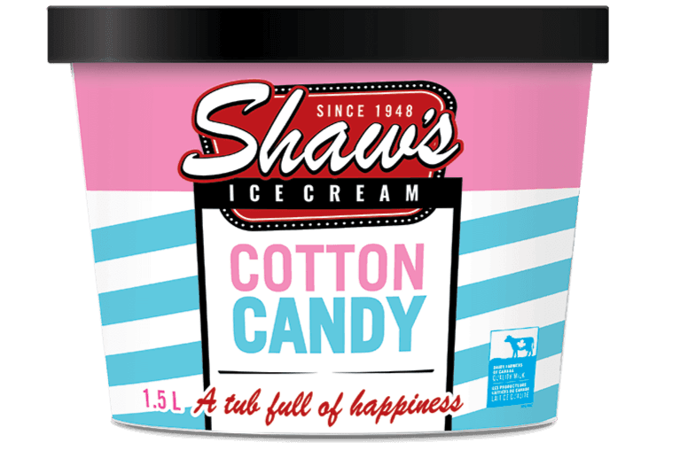 Shaw's Cotton candy- ice cream- take home- 1.5L (1.5 l)