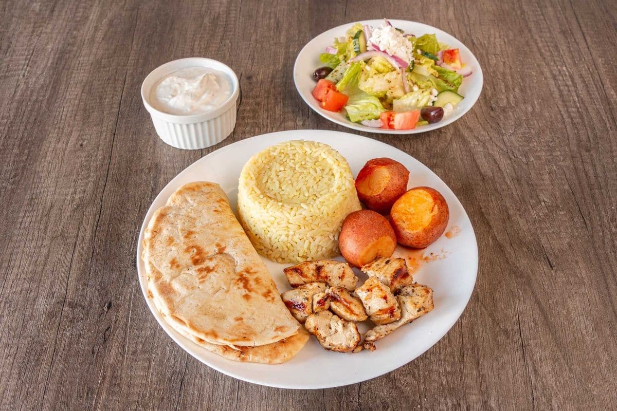 Pork Souvlaki Dinner