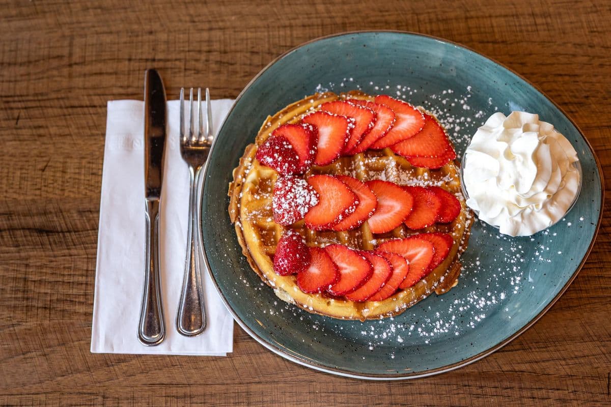 Strawberry & Cream Waffle