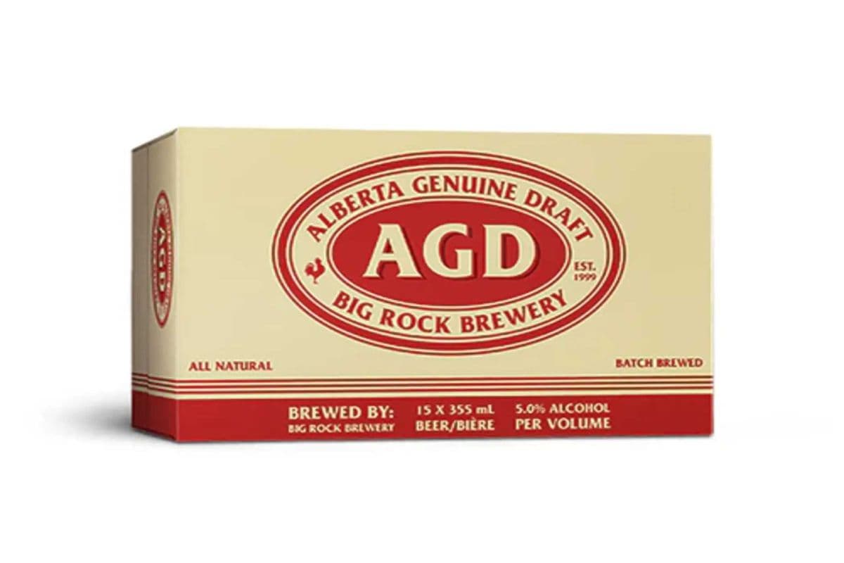 ALBERTA GENUINE DRAFT (AGD) (15 x 15* 355 ml )