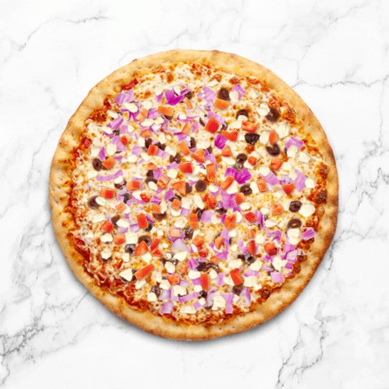 Pizza grecque / Greek Pizza