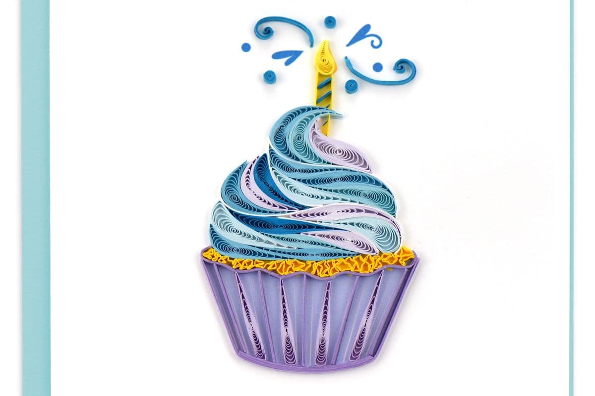 Cupcake & Candle Birthday Card BD162